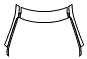 Roof and A-Pillar Kit pattern for the 2016 Lexus RX