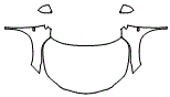 Full Hood, Fender and Mirror Kit pattern for the 2016 Lexus RX