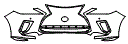 Bumper Kit pattern for the 2021 Lexus RX