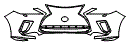 Bumper Kit pattern for the 2021 Lexus RX