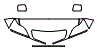 Hood, Fender and Mirror Kit pattern for the 2003 Lexus RX 300