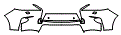 Bumper Kit pattern for the 2015 Lexus RX 350