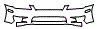 Bumper Kit pattern for the 2005 Lexus IS 300