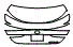 Trunk Lid Kit pattern for the 2019 Lexus ES