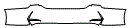 Rear Bumper Kit pattern for the 2019 Lexus ES
