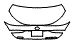 Trunk Lid Kit pattern for the 2021 Lexus ES