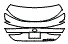 Trunk Lid Kit pattern for the 2021 Lexus ES