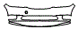 Bumper Kit pattern for the 2003 Lexus ES 300