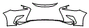 Bumper Kit pattern for the 2018 Lexus ES 300h