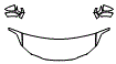 Hood, Fender and Mirror Kit pattern for the 2019 Lexus ES