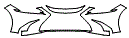 Bumper Kit pattern for the 2019 Lexus ES