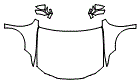 Full Hood, Fender and Mirror Kit pattern for the 2019 Lexus ES