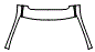 Roof and A-Pillar Kit pattern for the 2019 Lexus ES