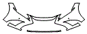 Bumper Kit pattern for the 2019 Lexus ES