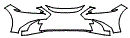 Bumper Kit pattern for the 2019 Lexus ES