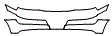 Bumper Kit pattern for the 2005 Lexus GX470