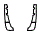 Wheel Opening Kit pattern for the 2009 Lexus GX 470
