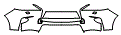 Bumper Kit pattern for the 2015 Lexus RX 350
