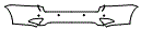 Rear Bumper Kit pattern for the 2015 Lexus RX 350