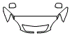 Hood, Fender and Mirror Kit pattern for the 2007 Lexus RX 330