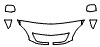 Hood, Fender and Mirror Kit pattern for the 2009 Lexus RX 400h