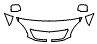 Hood, Fender and Mirror Kit pattern for the 2009 Lexus RX 400h