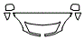 Hood, Fender and Mirror Kit pattern for the 2008 Lexus RX 350