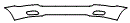 Rear Bumper Kit pattern for the 2009 Lexus RX 400h