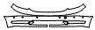 Bumper Kit pattern for the 2006 Lexus LS 430