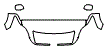Hood, Fender and Mirror Kit pattern for the 2006 Lexus LS 430