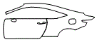 Rear Fender and Door Kit pattern for the 2021 Lexus RC F Fuji Speedway Edition