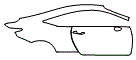 Door and Rear Fender Kit pattern for the 2021 Lexus RC F Fuji Speedway Edition
