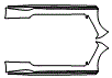 Rocker Panel Kit pattern for the 2025 Lexus RC F