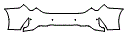 Rear Bumper Kit pattern for the 2025 Lexus RC