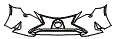 Bumper Kit pattern for the 2025 Lexus RC