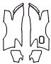 Rear Fender Kit pattern for the 2012 Lexus LFA