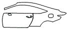 Door and Rear Fender Kit pattern for the 2015 Lexus RC 350