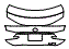 Trunk Lid pattern for the 2015 Lexus RC F