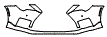 Bumper Kit pattern for the 2021 Lexus RC F Fuji Speedway Edition