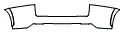 Rear Bumper Kit pattern for the 2021 Lexus NX