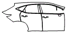 Door and Rear Fender Kit pattern for the 2026 Lexus NX