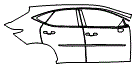 Door and Rear Fender Kit pattern for the 2026 Lexus NX
