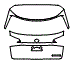Trunk Lid Kit pattern for the 2015 Lexus NX