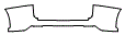 Rear Bumper Kit pattern for the 2018 Lexus NX