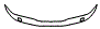 Upper Bumper Kit pattern for the 2009 Lexus RX 400h
