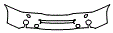Bumper Kit pattern for the 2009 Lexus RX 400h