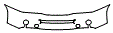 Bumper Kit pattern for the 2009 Lexus RX 400h