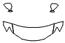 Hood, Fender and Mirror Kit pattern for the 2015 Lexus IS 250