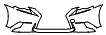 Bumper Kit pattern for the 2015 Lexus IS 250
