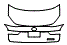 Trunk Lid Kit pattern for the 2015 Lexus IS 350